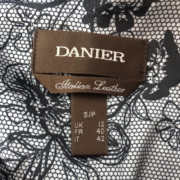 Leather jacket purple - Picture 12 of 12